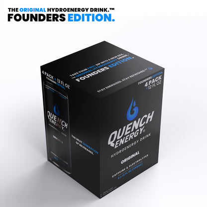Quench Energy® Hydroenergy Drink – 4 Pack (Founders Edition)